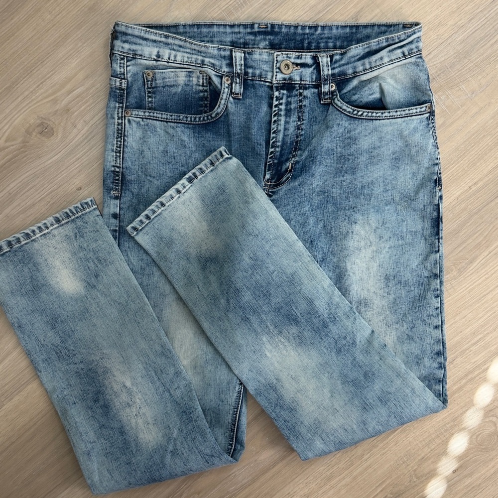 Buffalo David Bitton Straight Leg Denim Jeans.  Sz 32/32